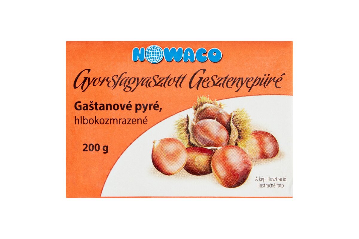 Gaštanové pyré mrazené 200 g