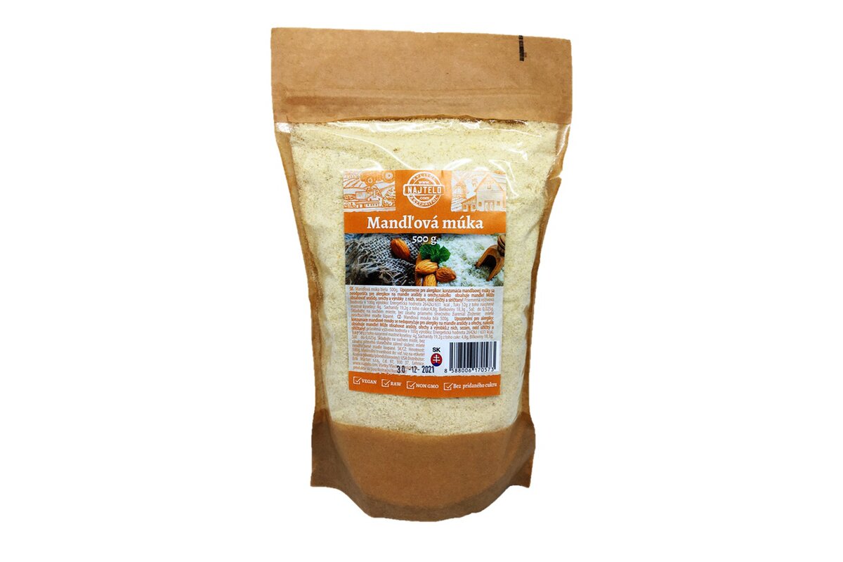 Mandľová múka z lúpaných mandlí 500 g