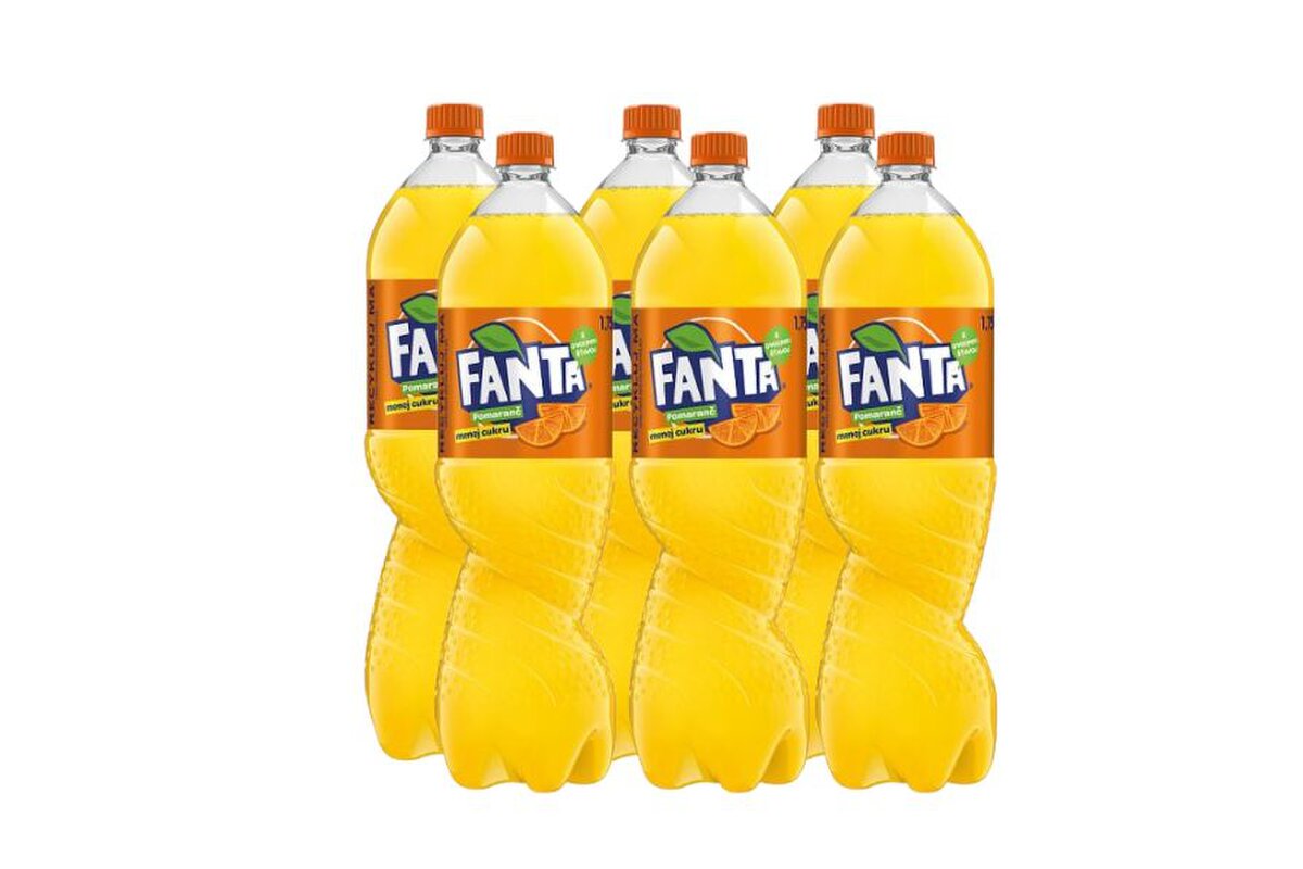 1x kartón - Fanta Pomaranč 2 l / 6 ks