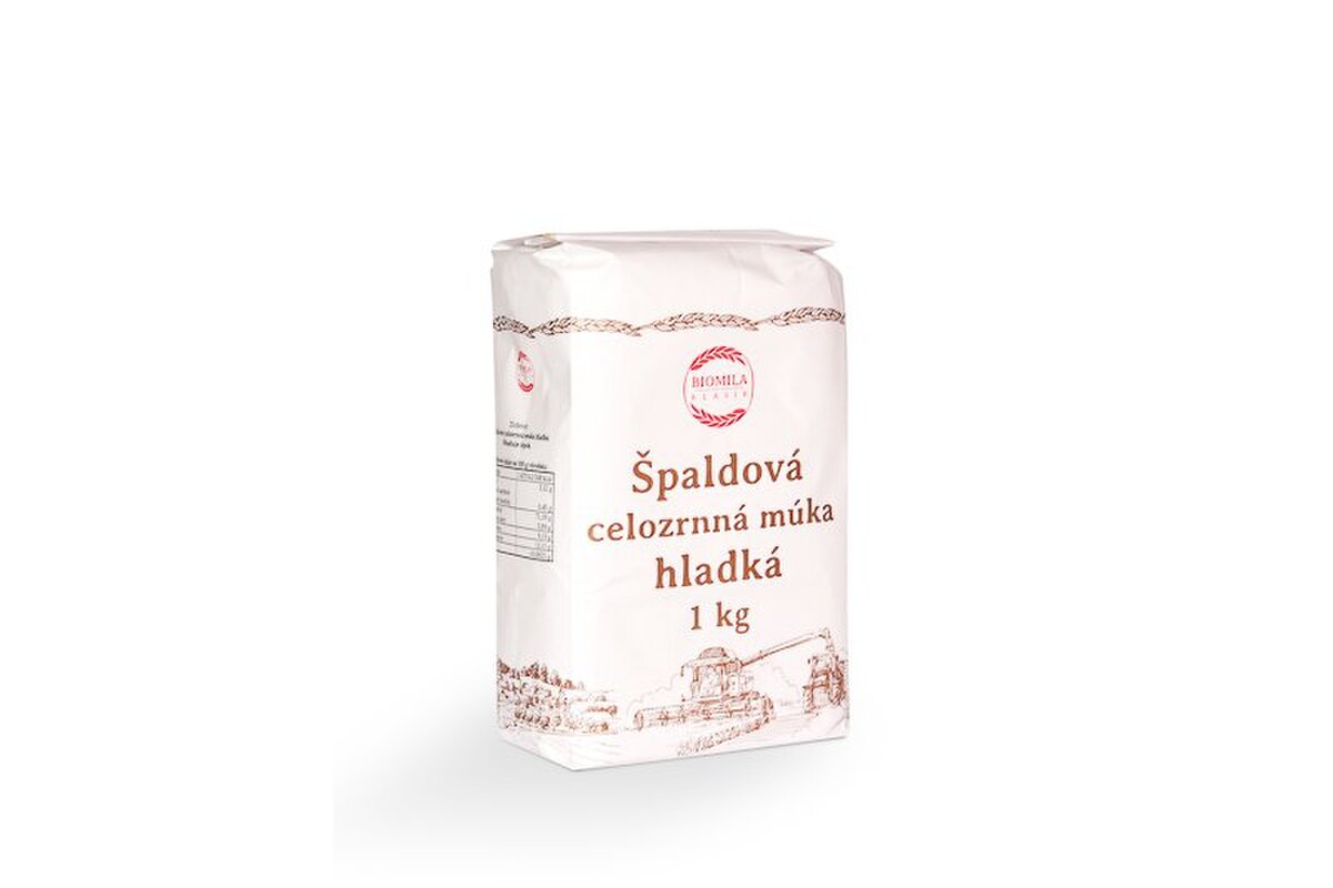 Múka špaldová celozrnná hladká 1 kg