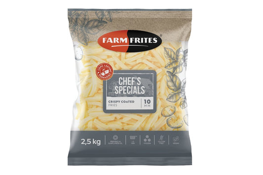 Hranolky chrumkavé bez šupky 10x10mm 2,5 kg FarmFrites
