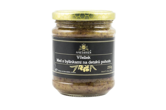 Med s bylinkami na detskú pohodu 250 g Medáreň