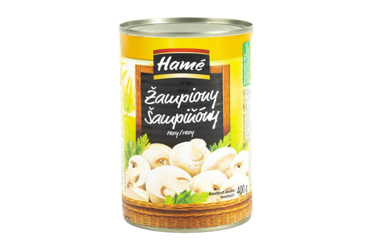 Šampiňóny sterilizované 400 g  10-6