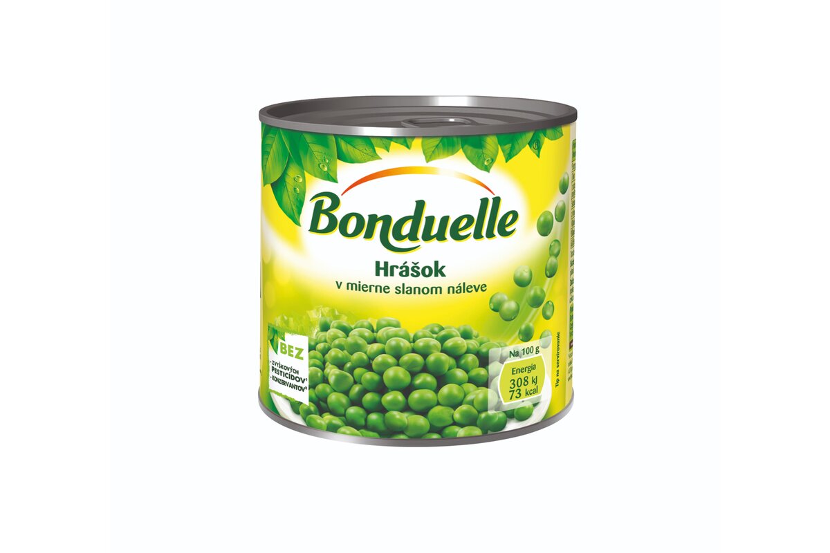 Hrášok sterilizovaný Bonduelle 425 ml