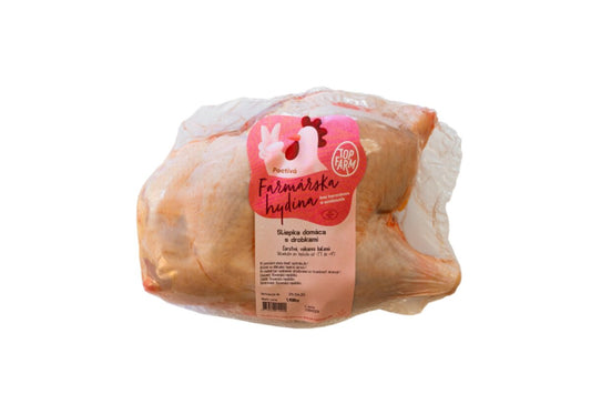 Sliepka domáca s drobkami mrazená cca 1,4 kg, Top farm