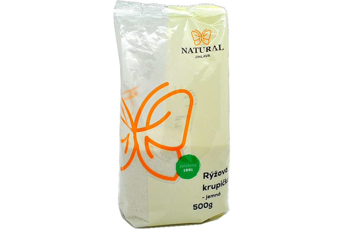 Natural Jihlava Ryžová krupica jemná natural 500 g