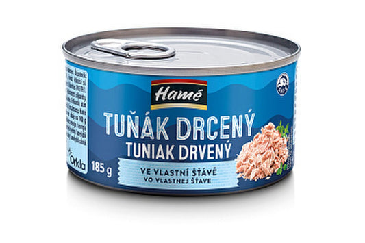 Tuniak drvený vo vlastnej šťave 185 g